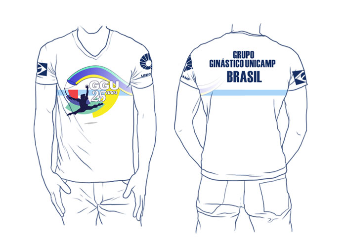 Camiseta Grupo Ginástico Unicamp