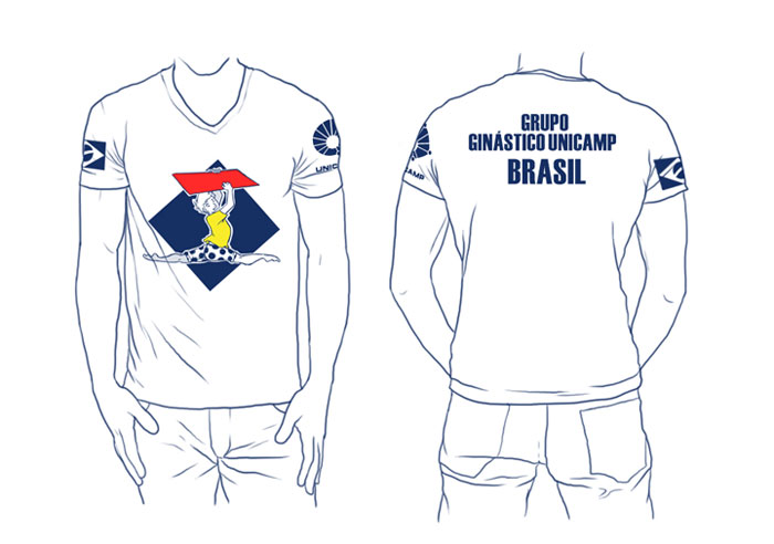 Camiseta Grupo Ginástico Unicamp