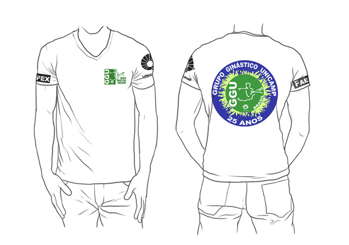 Camiseta Grupo Ginástico Unicamp